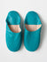 Moroccan Babouche Basic Slippers, Aqua | Bohemia Design