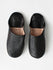 Moroccan Babouche Basic Slippers, Black - Bohemia Design