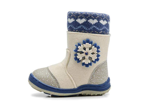MMNUN Felt Boots baby Warm winter boots for girls Snow Boots Children Shoes kids shoes for girls Mid-Calf zip Size 23-36 ML9421 - ourkids-shop