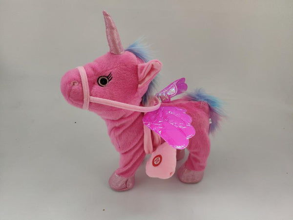 Electric Walking Unicorn Plush Toy For Children Christmas Gifts