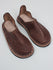 Mini Moroccan Berber Babouche Kid's Slippers, Brown - Bohemia Design
