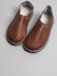 Moroccan Berber Babouche Slippers, Brown - Bohemia Design