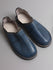 Moroccan Berber Babouche Slippers, Indigo - Bohemia Design