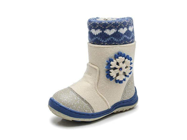 MMNUN Felt Boots baby Warm winter boots for girls Snow Boots Children Shoes kids shoes for girls Mid-Calf zip Size 23-36 ML9421 - ourkids-shop